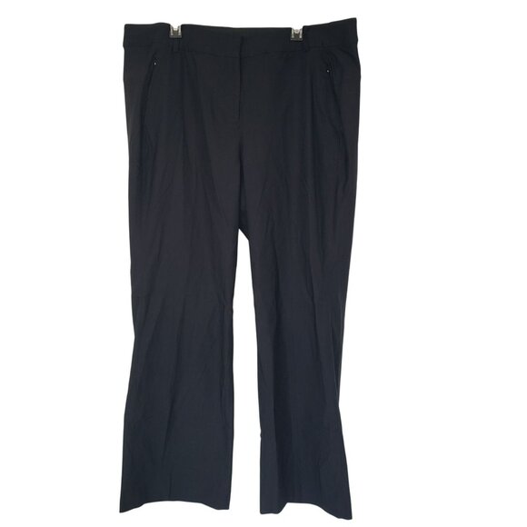 NEW Lane Bryant The 4-Season Boot Mid Rise Size 22 Black Pants Office Work - Picture 1 of 9